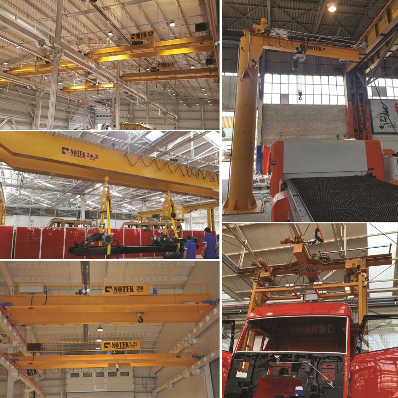 Industrial cranes and lifting systems